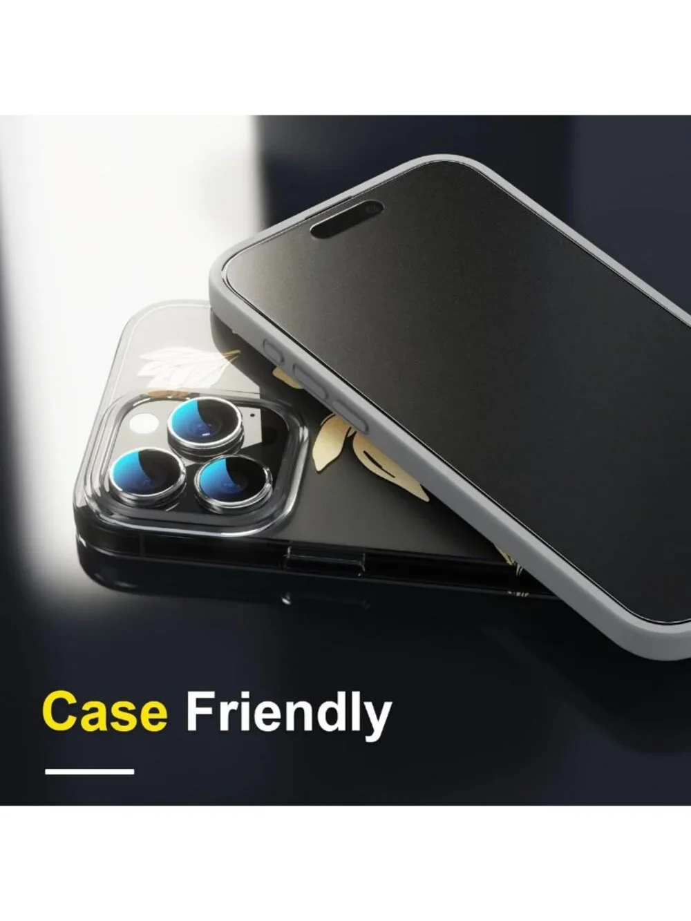 2 Pack Matte Screen Protector & Camera Lens Protector for iPhone 16 Pro Max